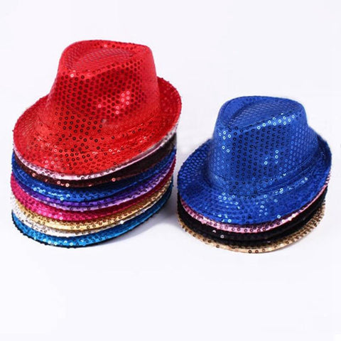 Jazz Hat Parent-Adult Shiny Performance Dance-MF01042-Veeddydropshipping