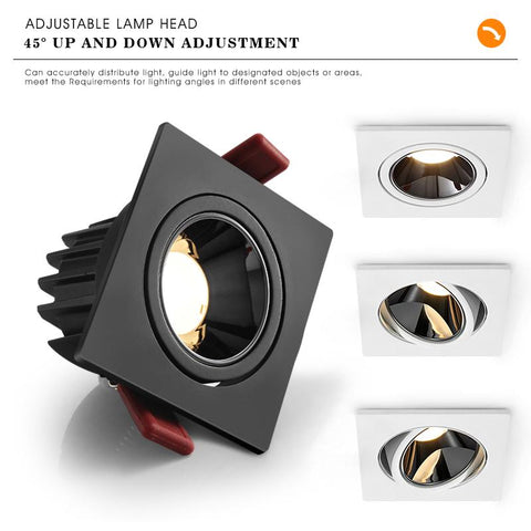 Angle Adjustable Recessed  LED Down light-TI00378-Veeddydropshipping