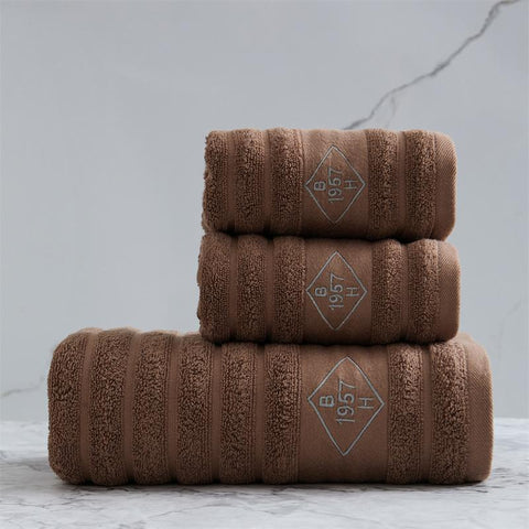 Face Towel Long-Staple Cotton Bath Towel Set-HA00556-Veeddydropshipping