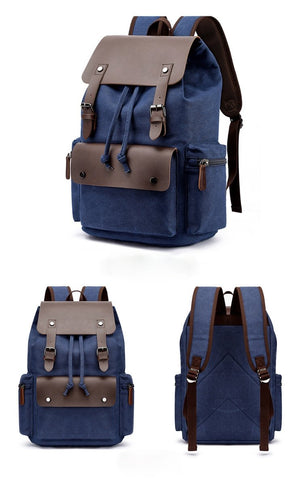 double shoulder computer bag men&#39;s backpack unisex-BS00334-Veeddydropshipping
