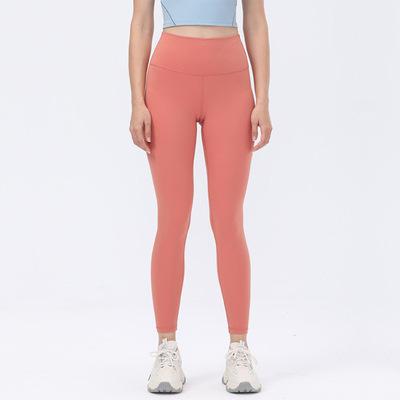 Back Waist Sports Tight Leggings Nake Feeling Fabric Gym Tummy Control Legggings -OS00826-Veeddydropshipping
