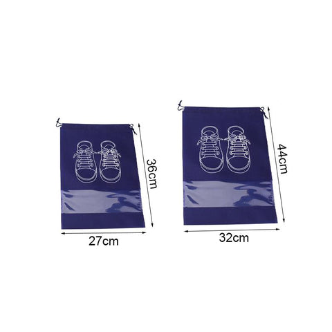 Shoe Dust Covers Drawstring Clear Storage Bag-HA01145-Veeddydropshipping