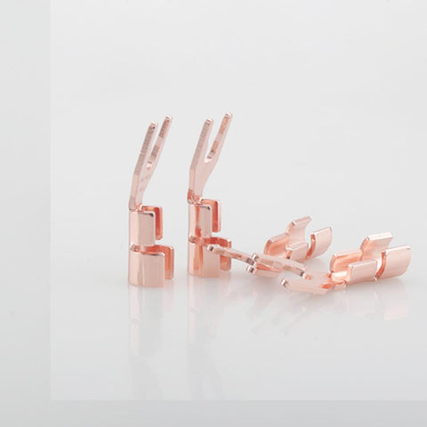 8pcs HiFi Solid Copper Gold Spade Plug Speaker Cable Wire Connector Speaker -CE00125-Veeddydropshipping