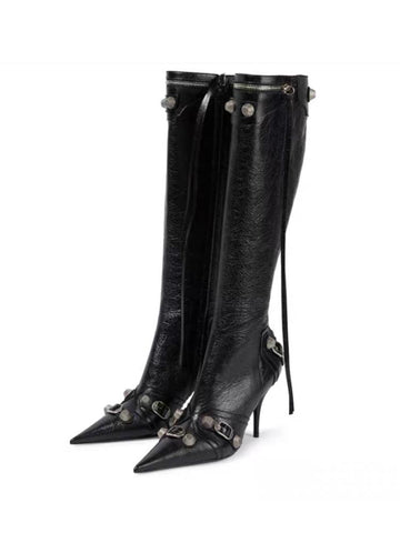 Toe High-heeled Boots Paris Fashion Knee-high Boots-BS00960-Veeddydropshipping