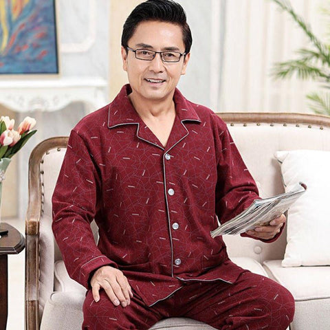 Clothes Ensembles De Pyjamas Men Sleepwear Lounge Homewear-MF01580-Veeddydropshipping