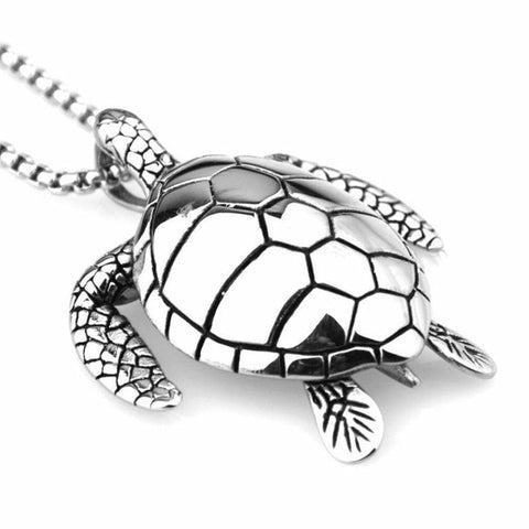 Trendy Turtle Pendant Necklace Women  Necklace Fashion-JW01256-Veeddydropshipping
