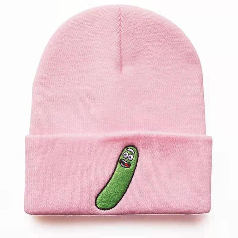 Embroidery Girls Boys Hip-Hop Warm Knitted Skullies-MF00907-Veeddydropshipping