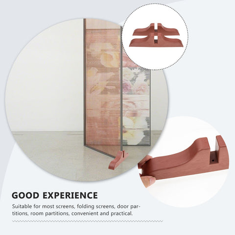 Divider Screen Room Base Stand Partition Panel Holder Feet Privacy Bracket Support Curtain-PA00757-Veeddydropshipping
