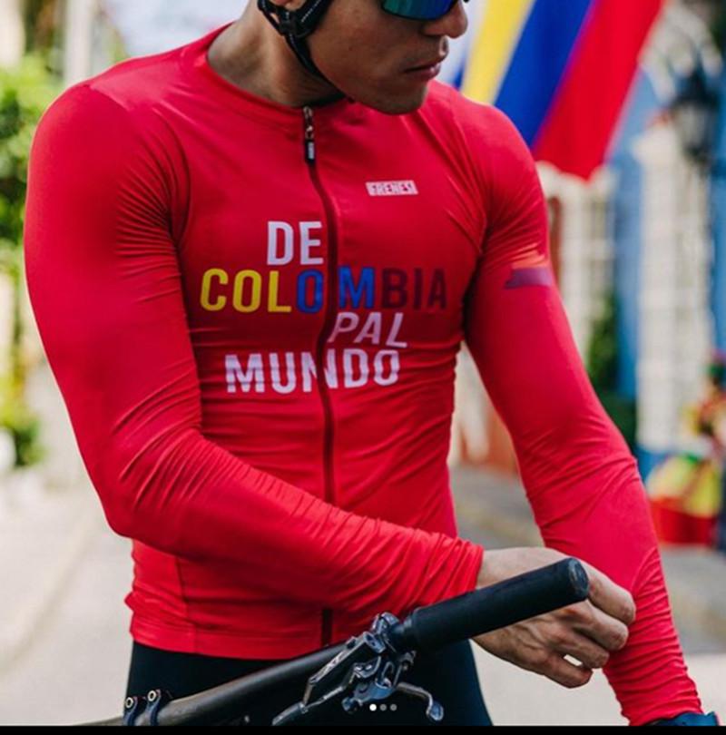 frenesi colombia bike top men's spring and autumn long-sleeved top breathable -OS01039-Veeddydropshipping