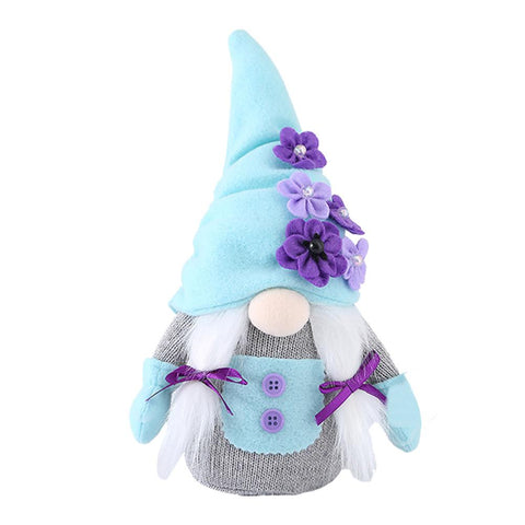 Faceless Gnome Doll Holding Tulip Bouquet-HA00761-Veeddydropshipping