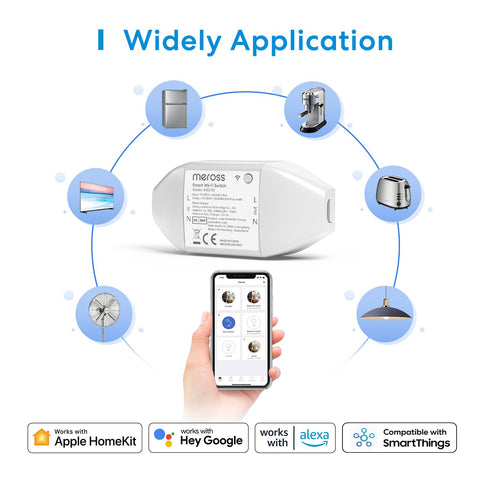 HomeKit Smart WiFi Switch, Smart DIY Switch, Works with HomeKit, Siri-CE00625-Veeddydropshipping