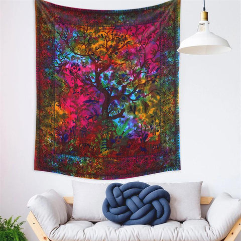 Wall Hanging Forest Tapestries Wall Decor Blanket-HA00553-Veeddydropshipping