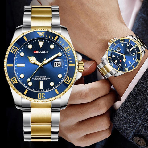 Luxury Mens Watches Stainless Steel Business Waterproof-JW00619-Veeddydropshipping