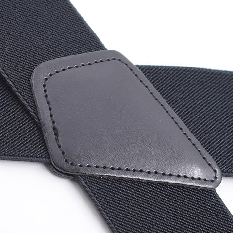 Suspenders for Men 5cm/2 Inch Wide X Back with 4 Strong-MF00855-Veeddydropshipping