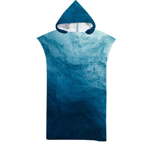 Adult Bath Towels Beach Towel Changing Cloaks Hooded Swimming Pool Gym Fitness -OS00183-Veeddydropshipping