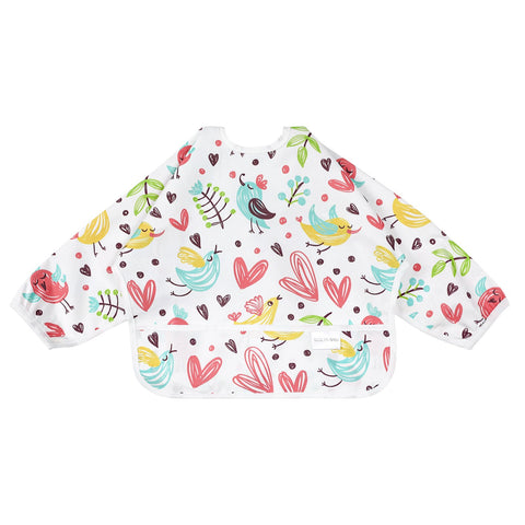 New Style Baby Stuff Toddler Waterproof Long Sleeve Art Smock Feeding Bib-TB00309-Veeddydropshipping