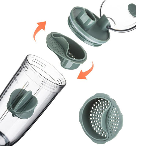 Sport Shaker Bottle Plastic Water Bottle-HA01300-Veeddydropshipping