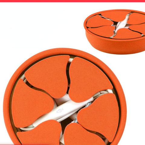 Mini Earphone Holder Bowl Shape Cord Wire Cable Winder Silicone Cable Organizer for Earphones-PA00903-Veeddydropshipping
