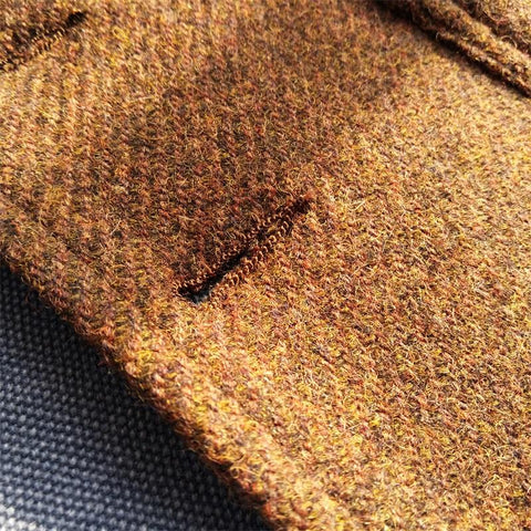 tweed slim-fitting vest British style suit vest-MF01331-Veeddydropshipping