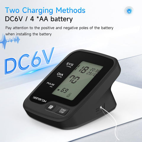 Portable Digital Upper Arm Blood Pressure Monitor-BH00798-Veeddydropshipping