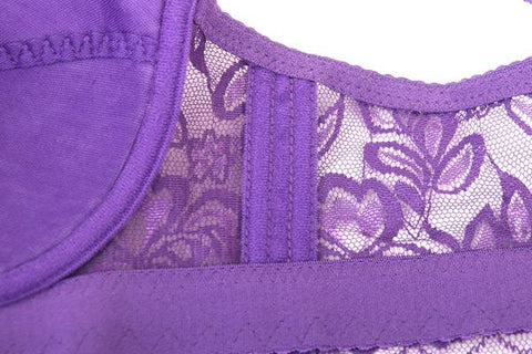 Plus Size Lace Bras Women Underwear-WF00990-Veeddydropshipping