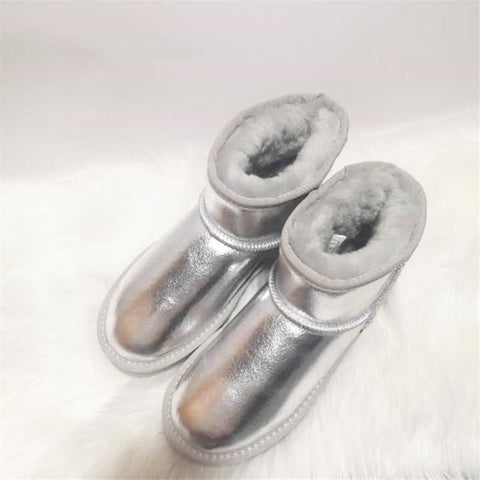 Lady Thick Plush Boots Women&#39;s Shoes Warm Shoes-BS01046-Veeddydropshipping