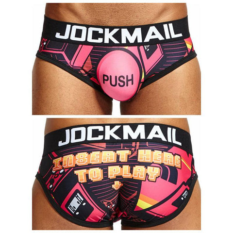 Briefs Classic plaid print calzoncillos hombre slips calcinha-MF01497-Veeddydropshipping