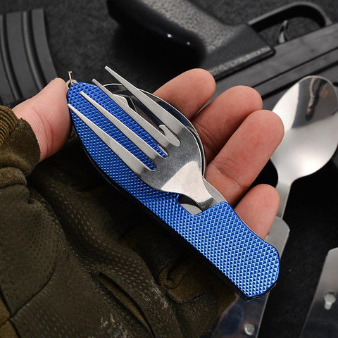 Pocket Stainless Steel Outdoor Camping Picnic Cutlery Knife-OS01321-Veeddydropshipping