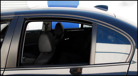 Matte Black Stripes Window Trim Film Car Sticers Decal-AM00802-Veeddydropshipping