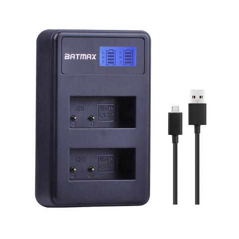 4Pcs LPE17 LP E17 LP-E17 Battery + LCD USB Dual Charger for Canon EOS 200D M3 M6 -CE00311-Veeddydropshipping