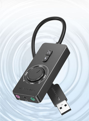 USB External Sound Card Audio Adapter  Earphone Microphone-CO00087-Veeddydropshipping