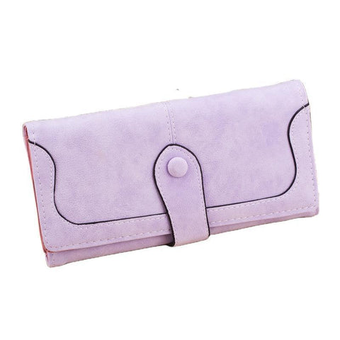 Wallet Women Matte Leather Lady Purse High Quality Female-BS00196-Veeddydropshipping