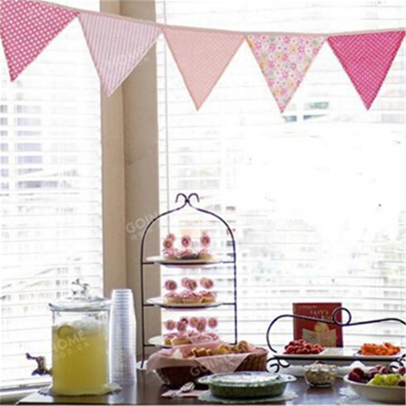 Colorful Fabric Flags DIY Home Room Decoration-HA00625-Veeddydropshipping