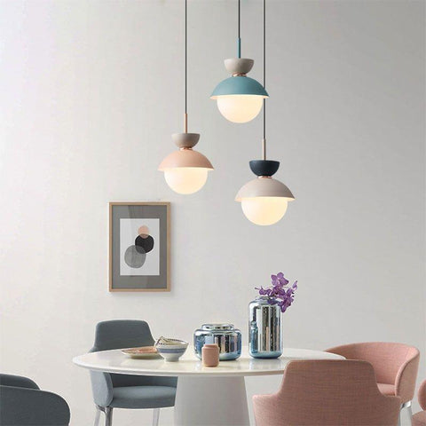 Chandelier creative personality makaron lamp-TI00334-Veeddydropshipping