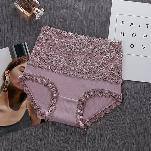 High Waist Lace Panties Women Sexy Knickers-WF00811-Veeddydropshipping