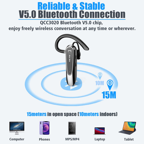 5PCS LC-B45 Headset Wireless 5.0  Wireless Headphones with Dual Mic -CE01240-Veeddydropshipping