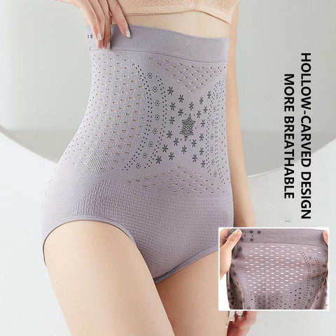 High Waist Flat Belly Sheathing Panties-WF00982-Veeddydropshipping