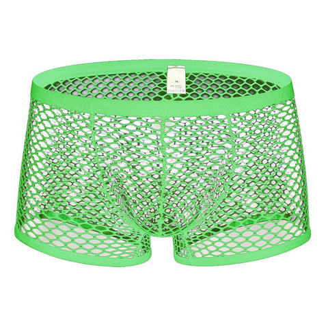 Boxer Shorts Fashion Hollow Out boxer Mens Boxershorts Mesh Sexy-MF01715-Veeddydropshipping