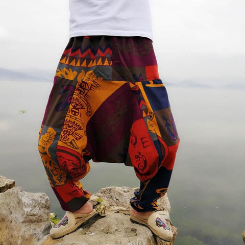 Harem Pants Hip hop Wide Leg Trousers-MF00398-Veeddydropshipping