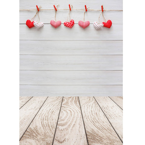 Art Fabric Photography Backdrops Props Flower Landscape Wooden Floor  Photo -CE00303-Veeddydropshipping