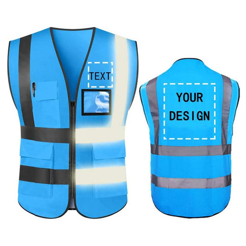 Safety Vest with Reflective Strips -CO00685-Veeddydropshipping