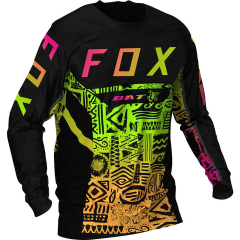 Men  Cycling Jersey Clothing MTB BATFOX Motorcycle Mountain Shirts Off-Road Long -OS01036-Veeddydropshipping