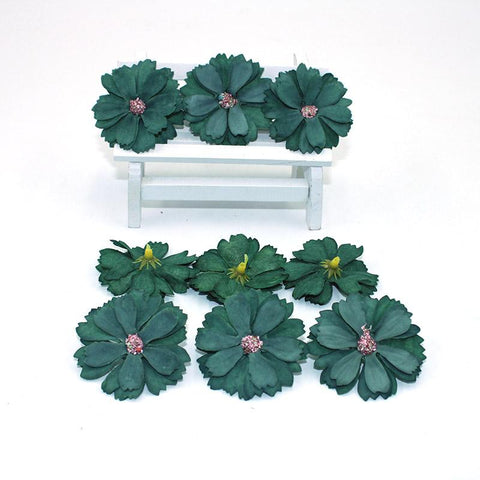 daisy flower head mini silk artificial flower decoration-HA00647-Veeddydropshipping