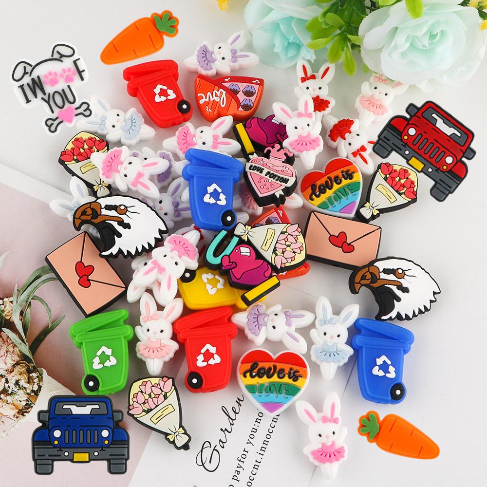 Beads Mini Rabbit Car Eagle Chocolates For Making DIY -JW01549-Veeddydropshipping