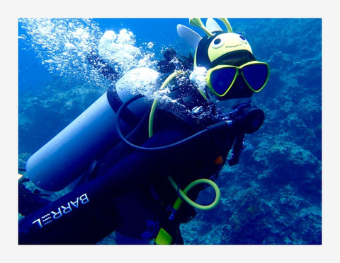 sunscreen anti-uv 4mm submersible cap cartoon personality submersible snorkeling-OS00051-Veeddydropshipping
