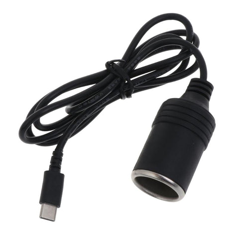 USB C PD Male to 12V 60W Car Cigarette-Lighter Socket Female Converter Cable -CE00190-Veeddydropshipping