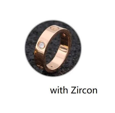 Trendy Stainless Steel Rose Gold Color Love Ring -JW00014-Veeddydropshipping