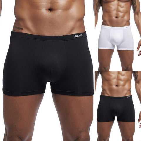 Underwear Boxer Pants Cotton Low Waist Sexy Comfort U Convex-MF01452-Veeddydropshipping