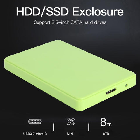 HDD Case External Hard Drive Optibay Enclosure 2.5 Hard Disk Case HDD Box-CE01461-Veeddydropshipping