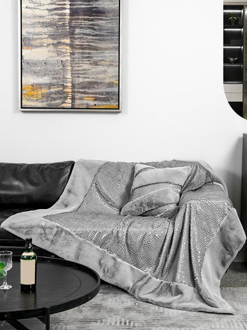 Faux Fur Blanket Soft Warm Couch Sofa-HA00397-Veeddydropshipping